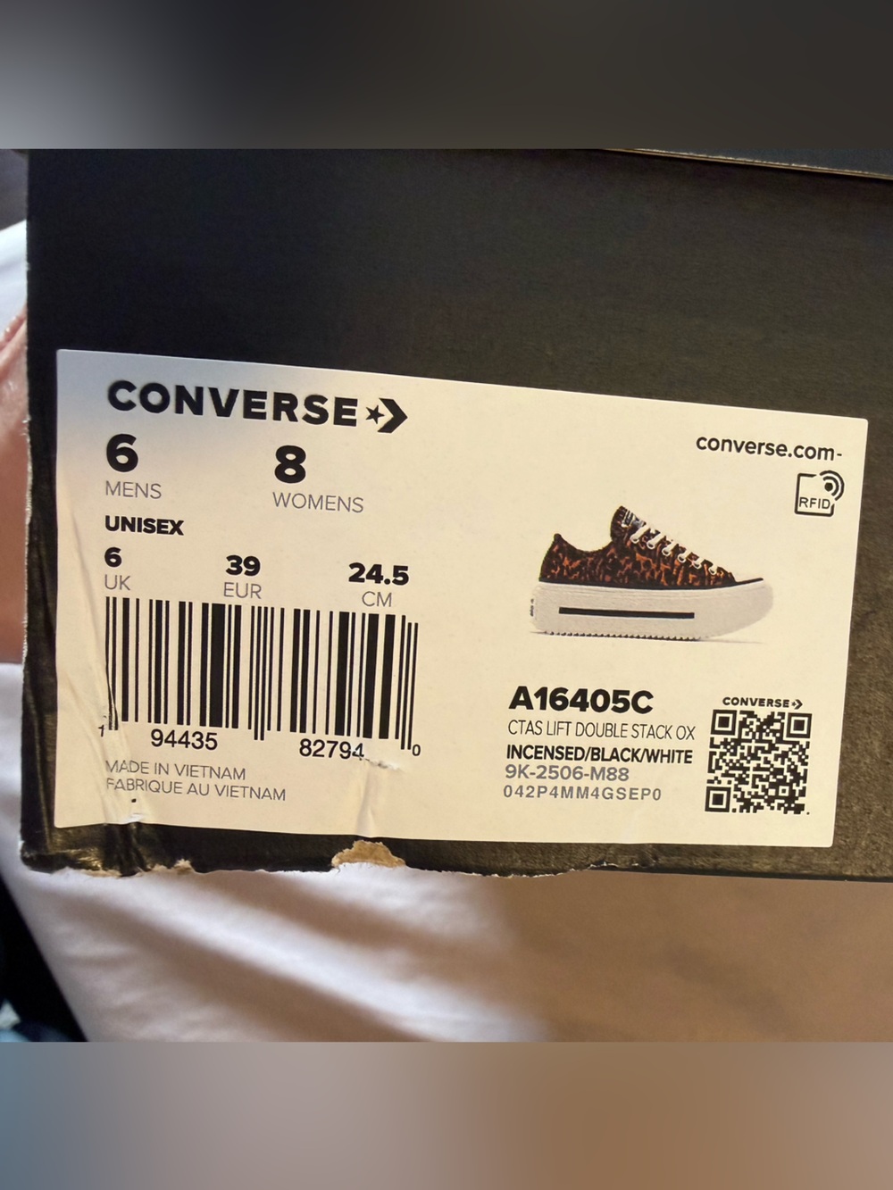Converse Low Top Platform Sneakers in Leopard Print - Picture 7 of 7